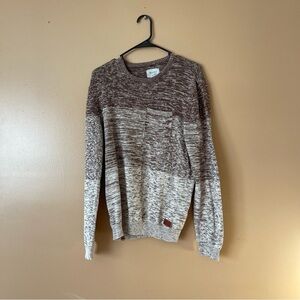 Blend style Gary size XL brown and cream sweater
